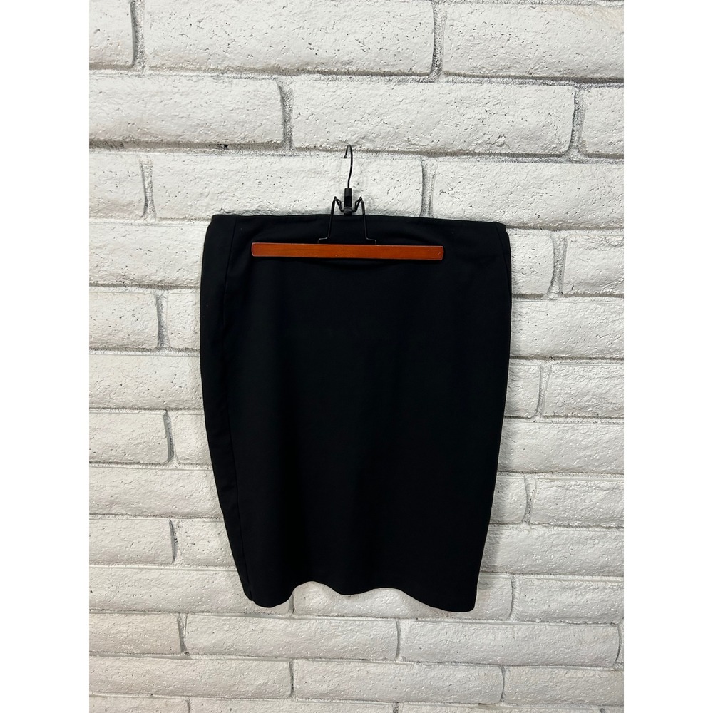 T Tahari Womens Black Pencil Skirt Size XL Professional Career Workwear Office